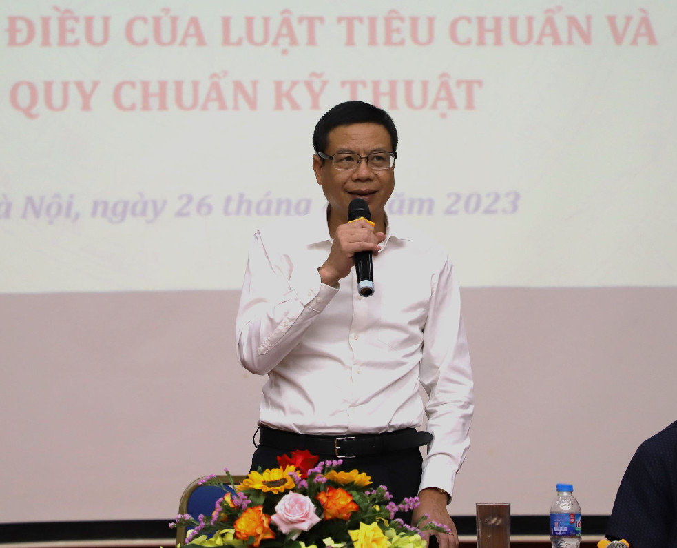 Thứ trưởng Bộ KH&CN Lê Xuân Định phát biểu trong hội thảo. Nguồn: vietq.vn